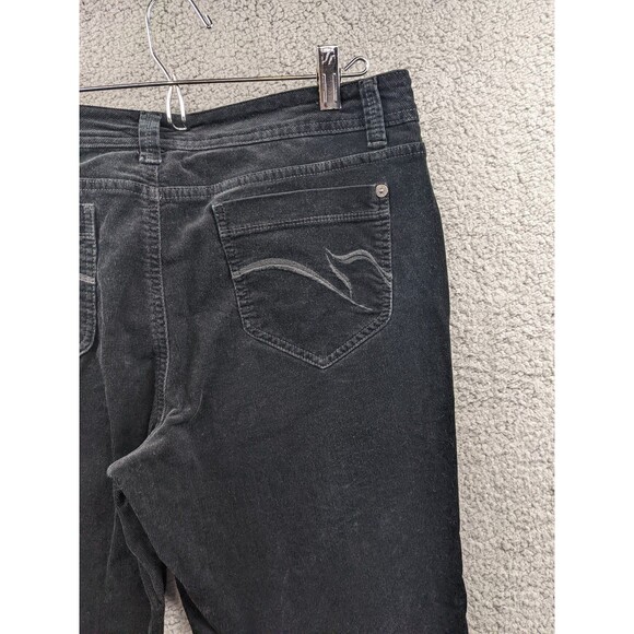 Gloria Vanderbilt Women's sz 12 Black Corduroy Bootcut Pants - Picture 10 of 13